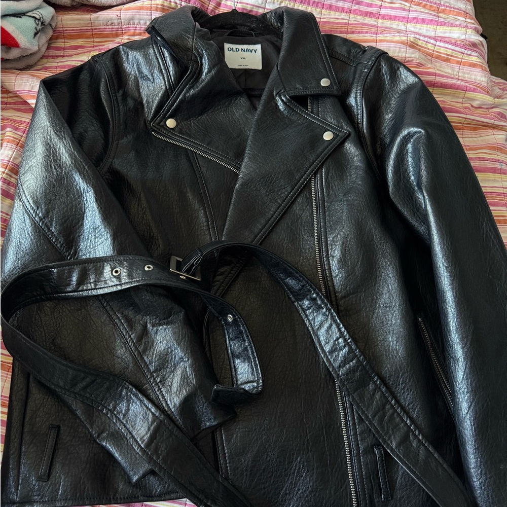 Faux Leather Jacket